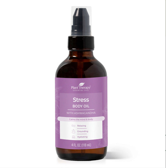Stress body oil with Ashwagandha